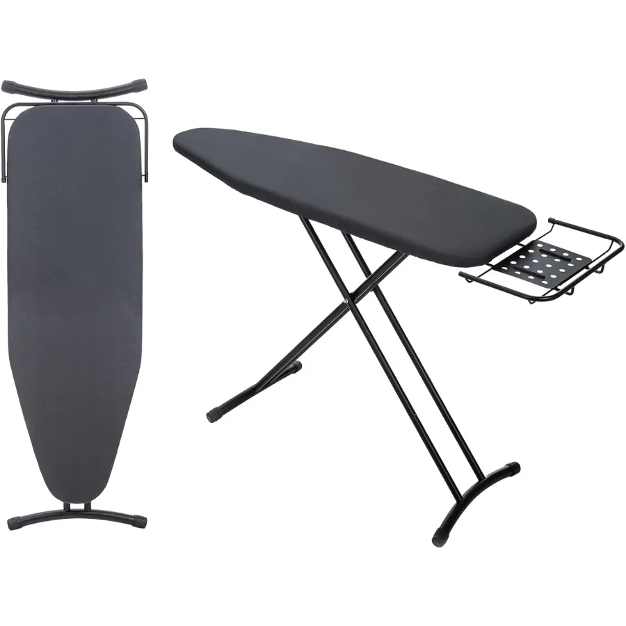 

Ironing Board 48" x 15" with Retractable Iron Rest, Heavy Duty Full Size Iron Board, Sturdy Wide Frame with Thick Padding Cover,