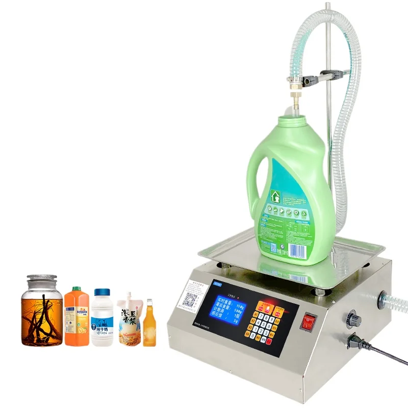 

Liquid filling machine Viscous laundry detergent Edible oil Baijiu honey Small quantitative automatic large flow