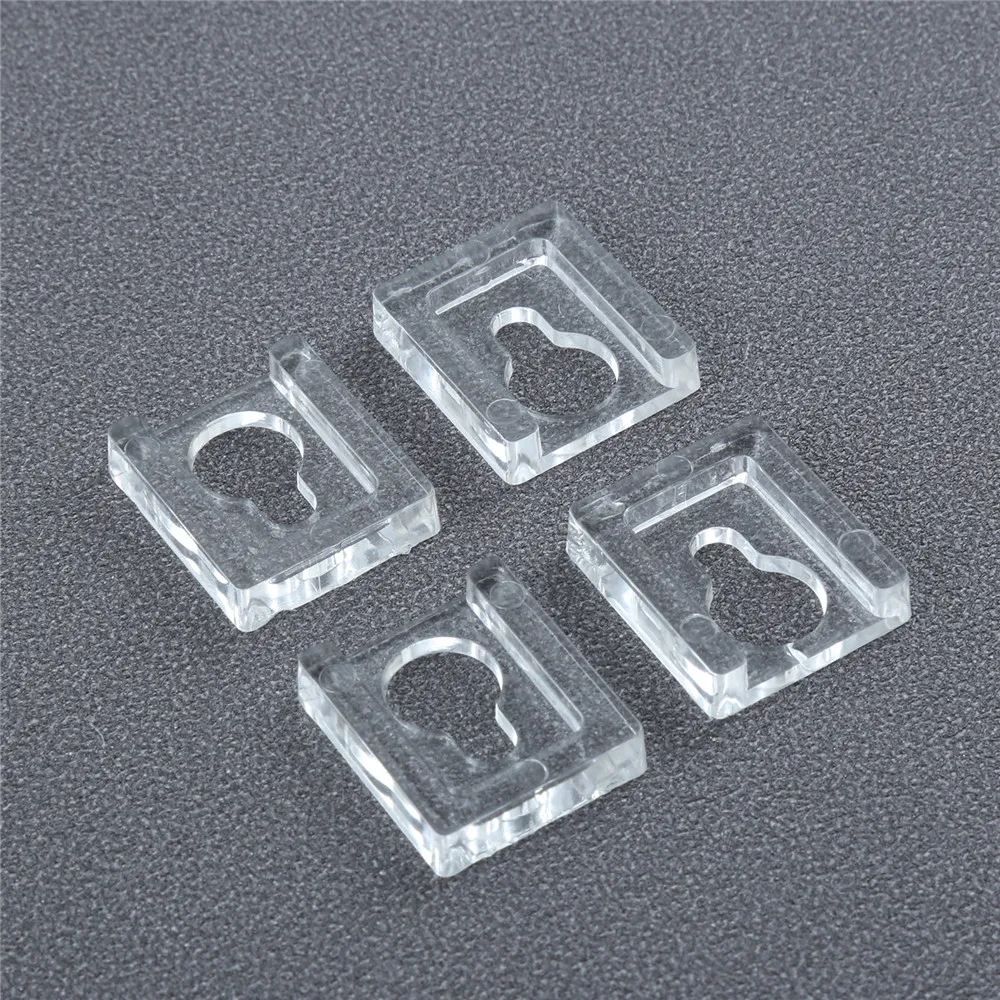 12 szt. Haczyki na akrylowa ramka na zdjęcia w kształcie tykwy przezroczysty wieszak 24mm do montażu na ścianie galeria zdjęcie wiszące klips do dekoracji domu