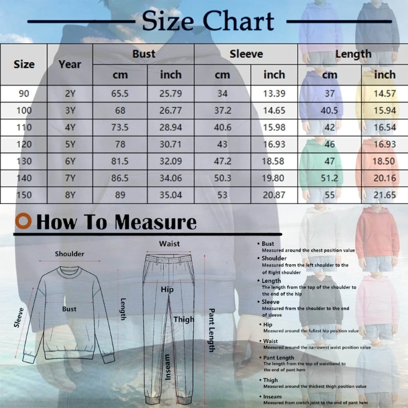 Children's color long sleeve comfortable pocket hoodie 15UB