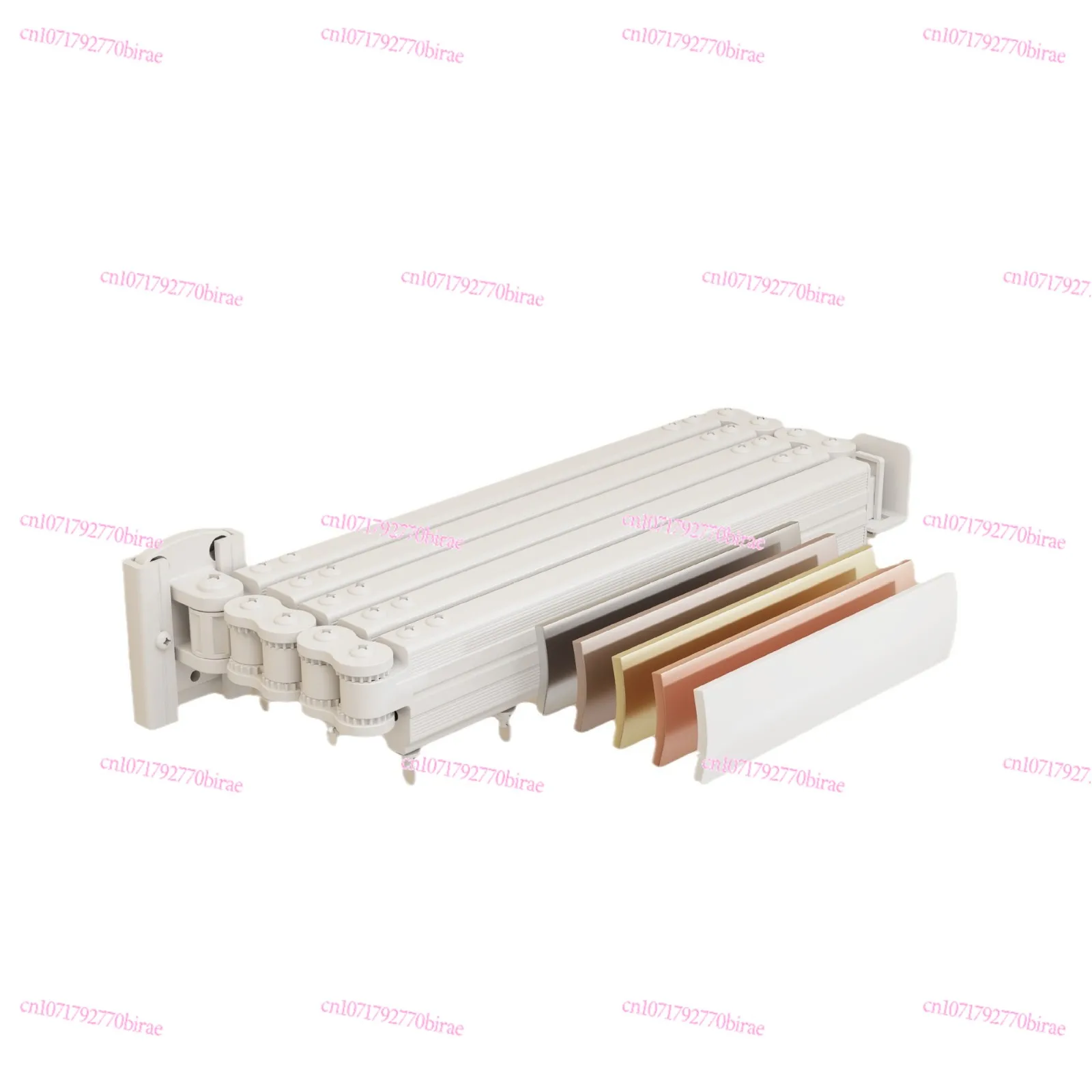 

Hidden Folding Curtain Rod No Punching Bathroom Waterproof Drying Rack Toilet Telescopic Rod Partition Curtain Shower Curtain