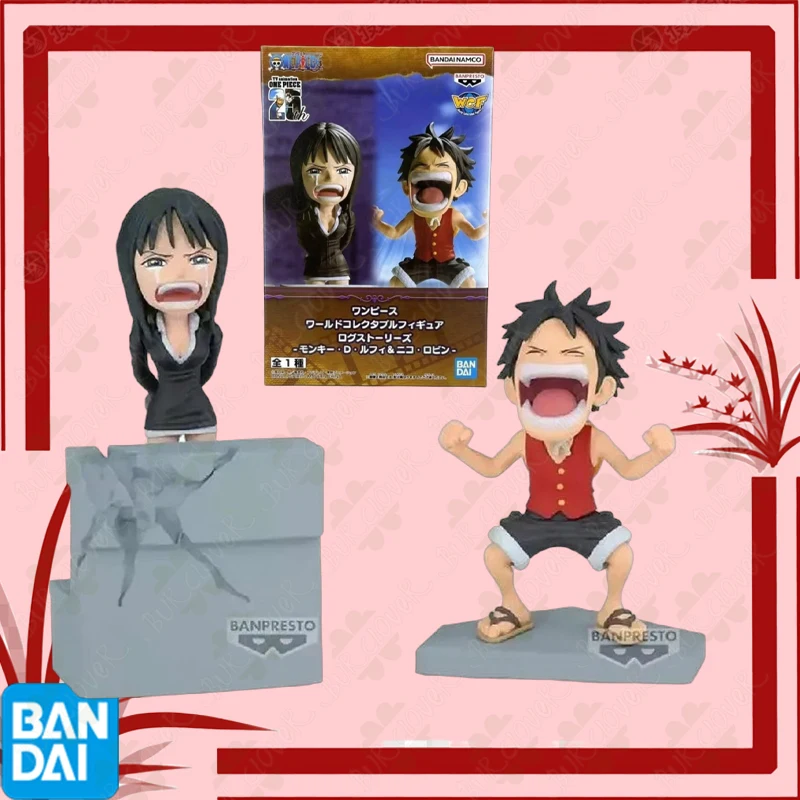 

Bandai оригинальный WCF Vol.17 ONE PIECE Nico Robin Luffy Enies Lobby аниме фигурку игрушки подарки для детей