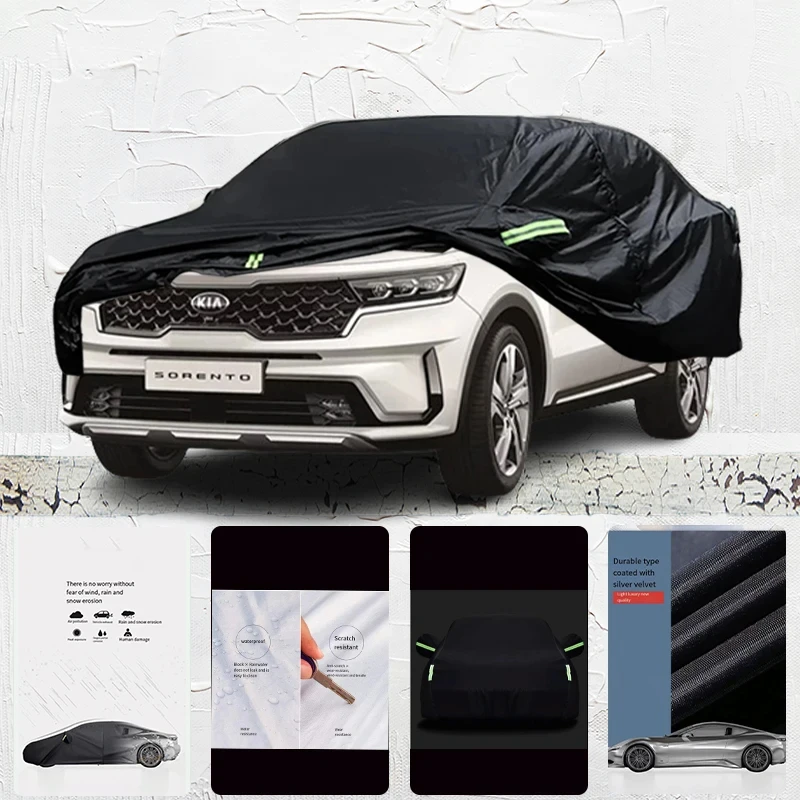 

For Kia-Sorento Auto Anti snow Anti dust Anti-uv Anti peeling paint And Anti Rainwater 210t car cover Car cover protection