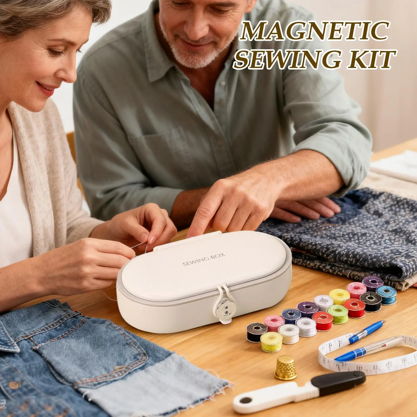 

Travel Sewing Kit Repair Tools Craft Repair Project Kit For Business Trip Outdoor Adventure Dorm Daily Commuting Vacation Travel