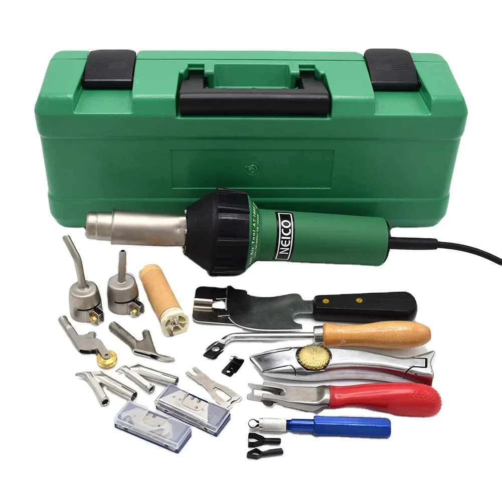 NUOVO 1600W Kit di Calore Professionale Strumenti di Saldatura per Pavimenti Saldatore di Plastica Torcia ad Aria Calda Scanalatrice Strumenti per Pavimenti