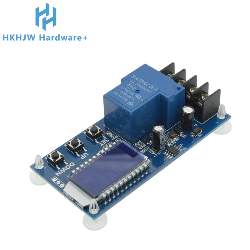 DC 6-60v 30A Storage Battery Charging Control Module Protection Board Charger Time Switch LCD Display XY-L30A