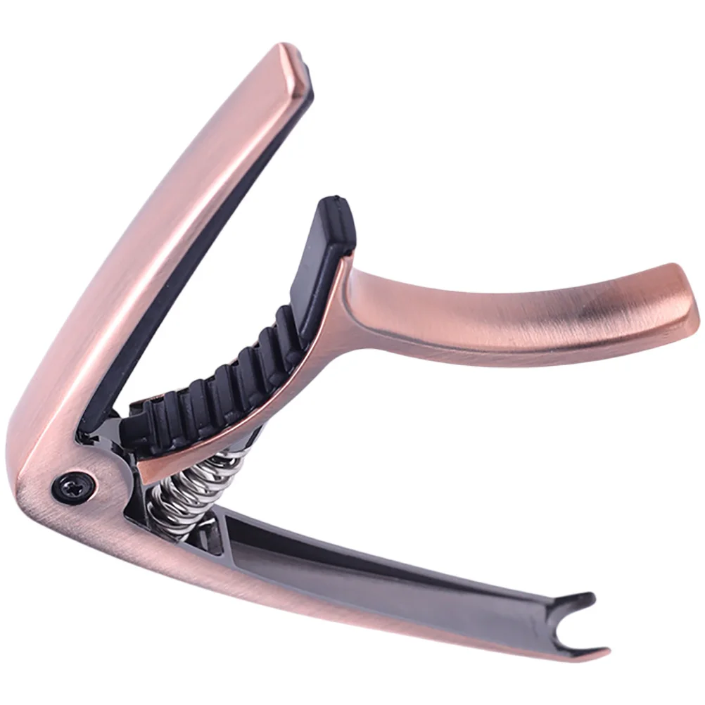 

Guitar Capo for Acoustic Classical Guitars Ukulele Voice Changer Red Bronze Accessories Durable Guitar Tuner Expression