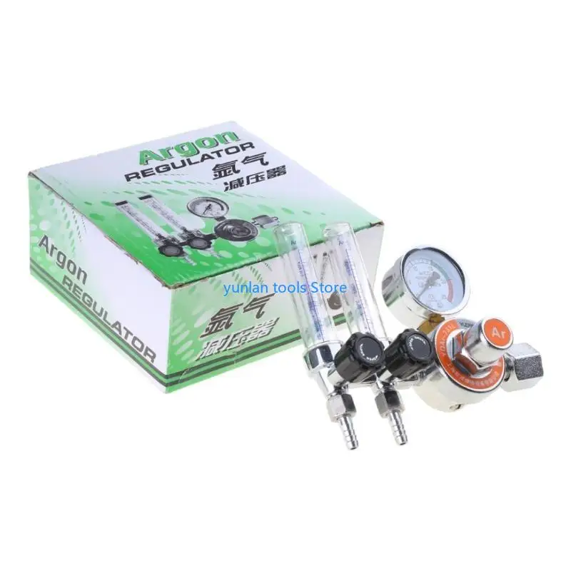 

50LB Flowmeter Regulator Argon Regulator Pressure Reducer Argon Welding Regulator