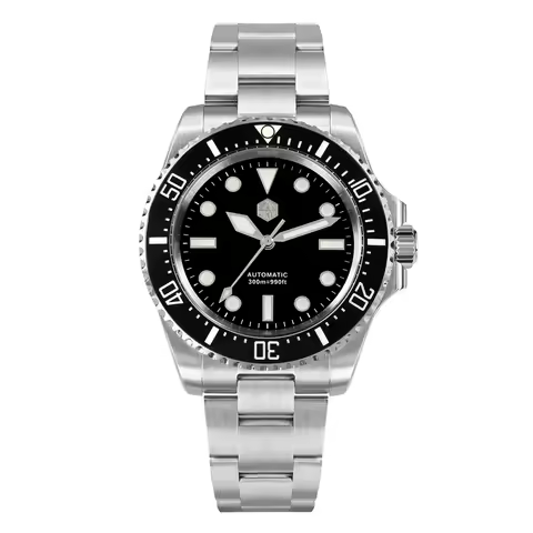 San Martin 2023 New Men Diving Watch NH35 Luxury Automatic Mechanical Wristwatch Sapphire Waterproof 300m Fly Adjustable Clasp