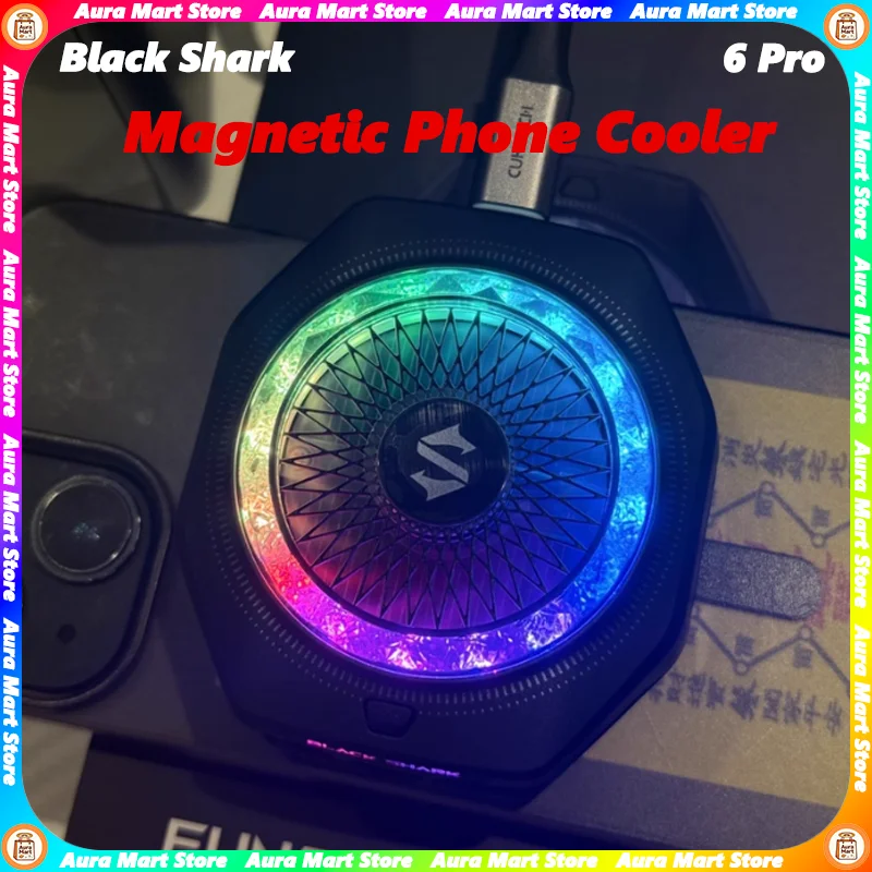 

Кулер для телефона Black Shark 6 Pro: магнитное полупроводниковое охлаждение, полноцветный смарт-экран, киберспортивный радиатор, высокая мощность 35 Вт, FunCooler