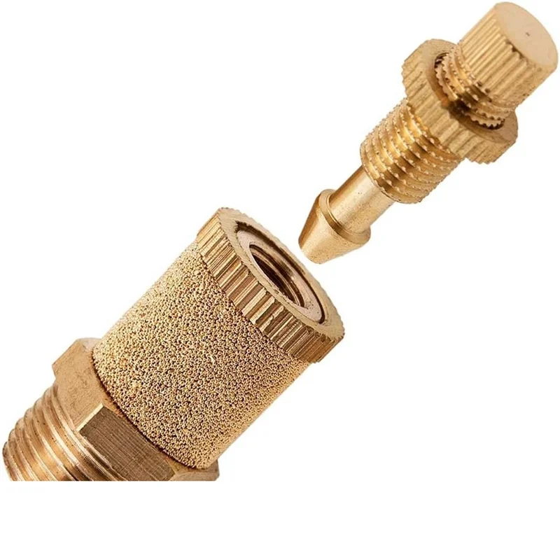 3/8 بوصة NPT تفريغ/تأهل/كاتم الصوت صمام التحكم في التدفق للتعليق (4-حزمة) VXA4038-4AB13