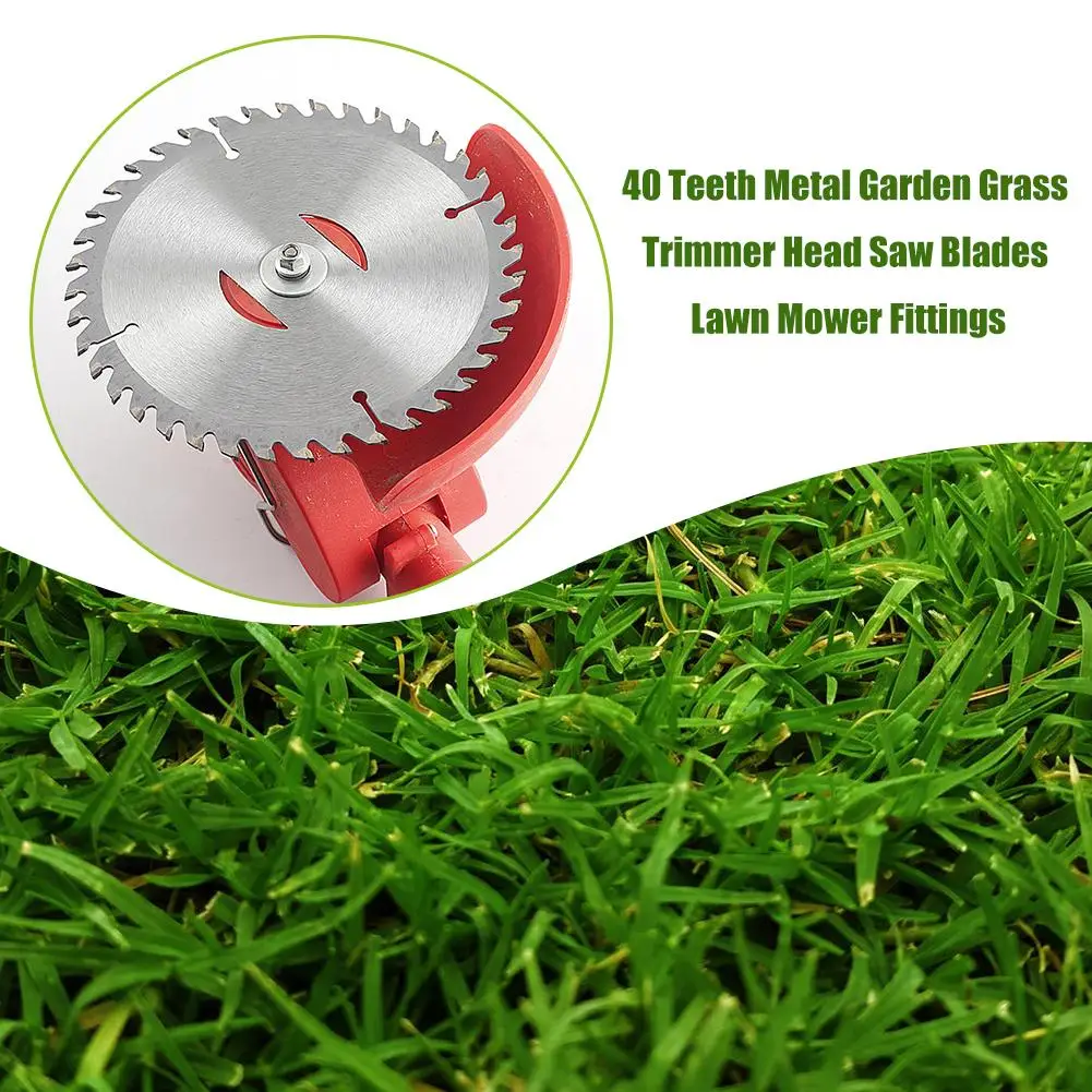 1-10PCS Serrated Cutting Wheel 40 Teeth Metal Garden Grass Trimmer Head Saw Blades Lawn Mower Replacement for Garden Tool Parts