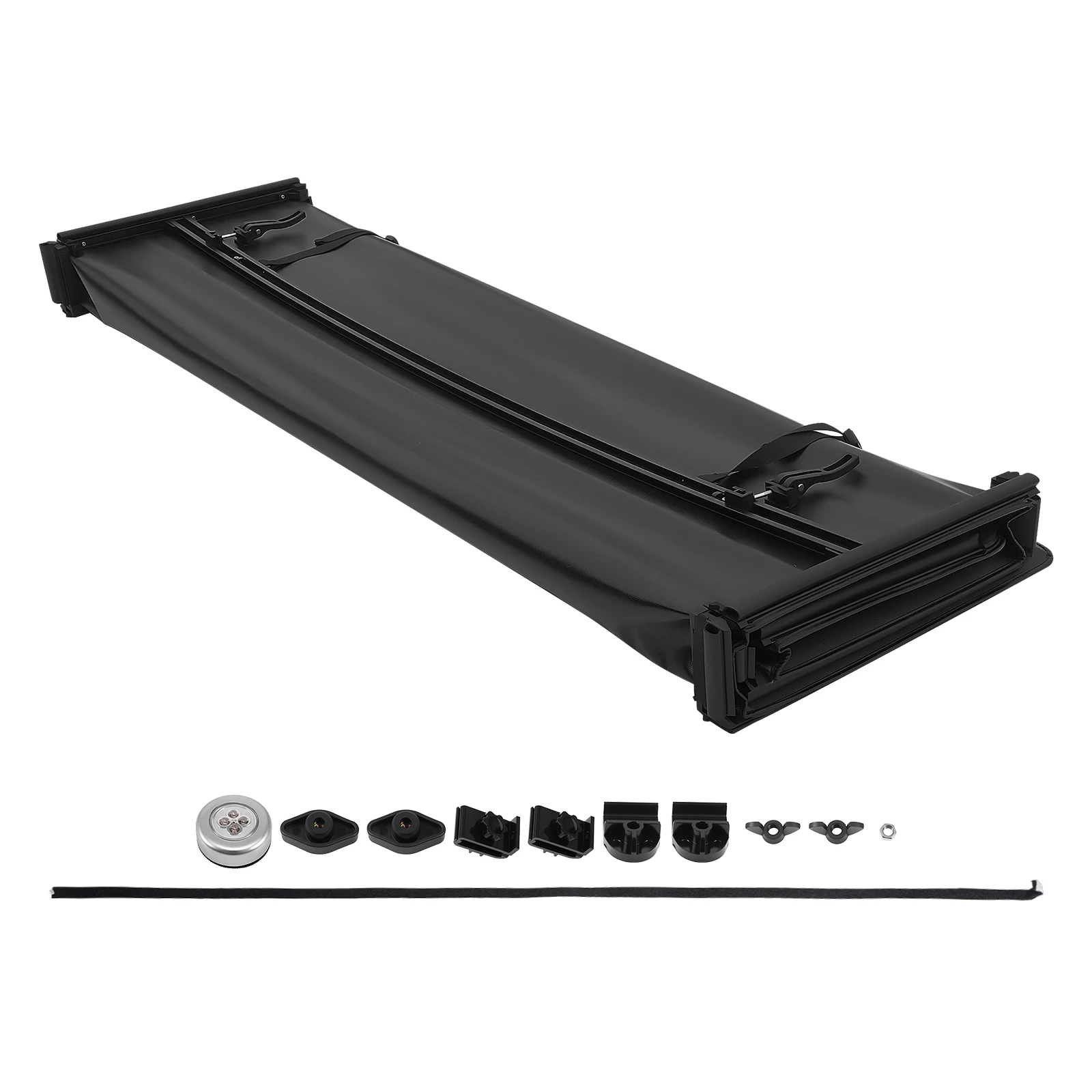 

6.9 FT Soft Quad-Fold Tonneau Cover for Chevrolet Silverado 2500HD 2020-2026