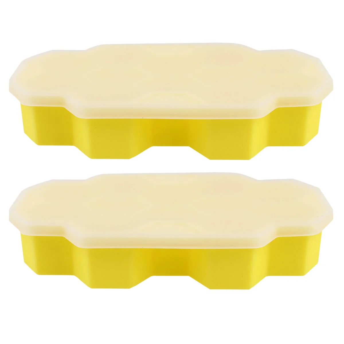 

2pcs Honeycomb Refrigerator Honeycomb Shape Ice Mold Shape Silicone Ice Tray Mold 12 Grids Reusable Kitchen Bar Tools
