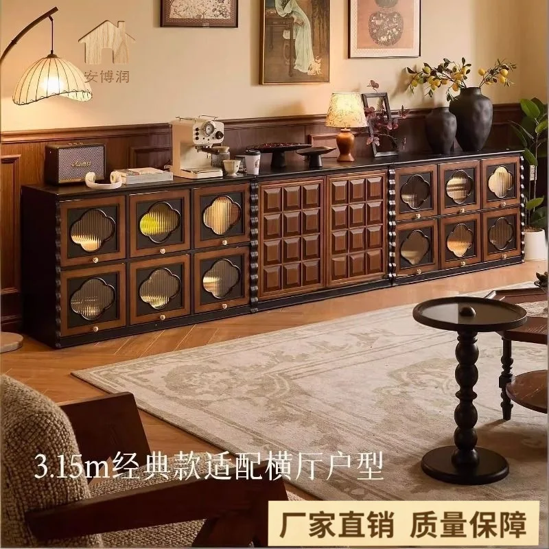 TV cabinet Module combination locker Living room storage locker