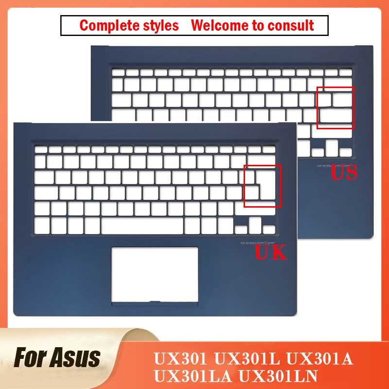 

New Palmrest For Asus UX301 UX301L UX301A UX301LA UX301LN Series Original Laptop Palmrest Upper Top Case C Shell US/UK Keyboard