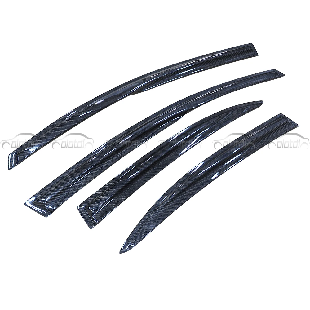 

Window Visor Sun Rain Guard Carbon Fiber Shield Injection Door Visor For Honda Civic Type R 2009+