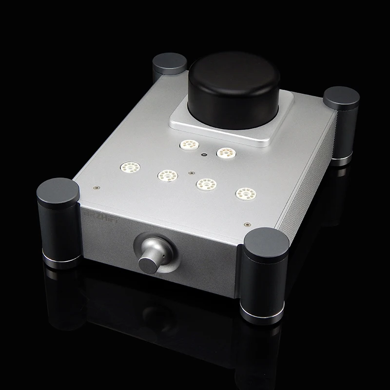 【Hot】ALL Pure Aluminum Chassis For Hetan Maoshi Tube Amplifier Kits Enclosure Tube Preamplifier Shell case 202mm*80mm *282mm