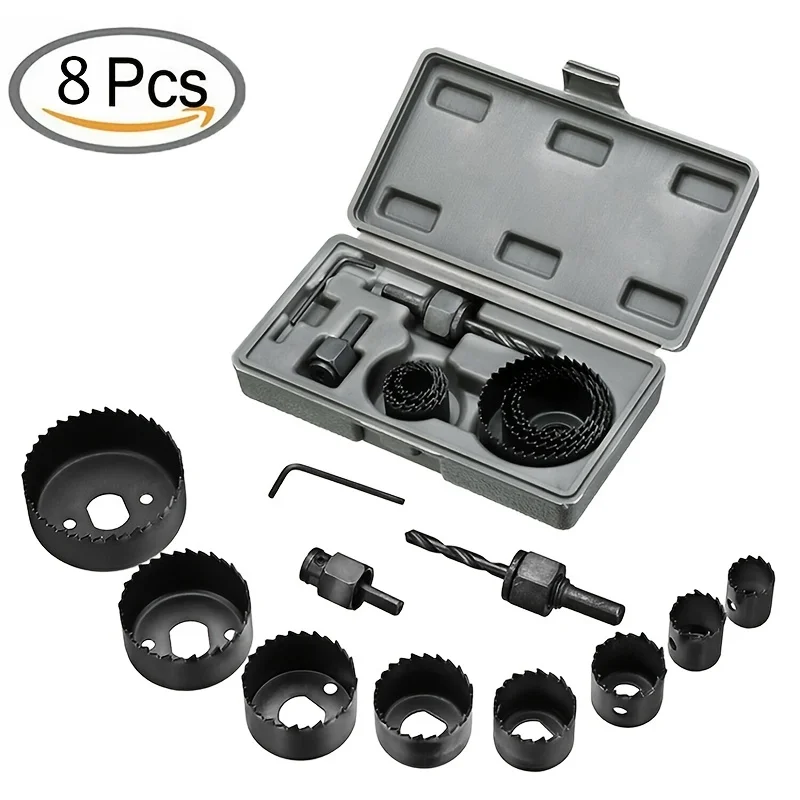 

5/8/13pcsProfessional Hole Opener Set for Ceiling Opening Woodworking Tube Light Installation