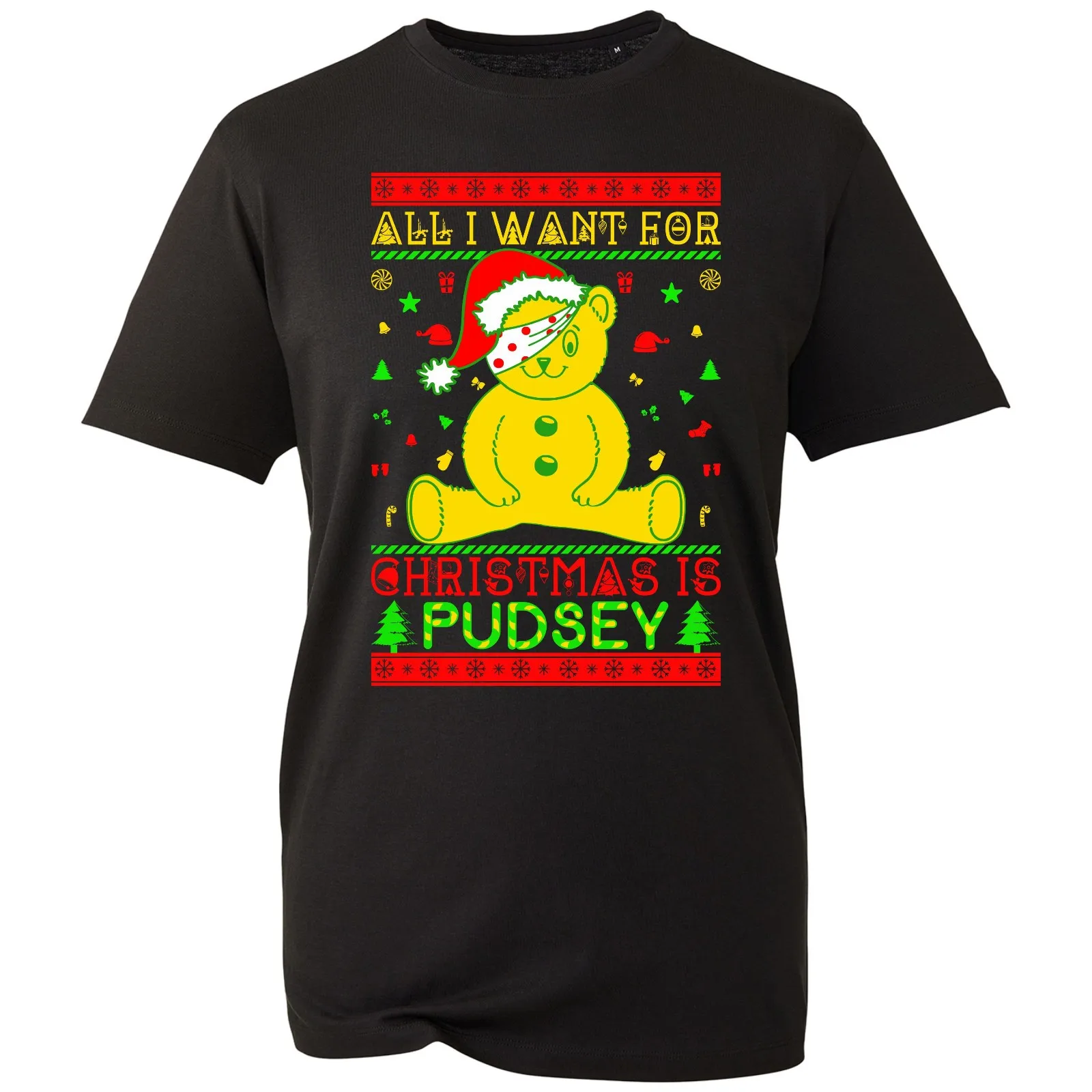 T-shirt Pudsey Bear pour le jour de Noël, Spotty Day 2025, vêtements de charité, cadeau, t-shirt