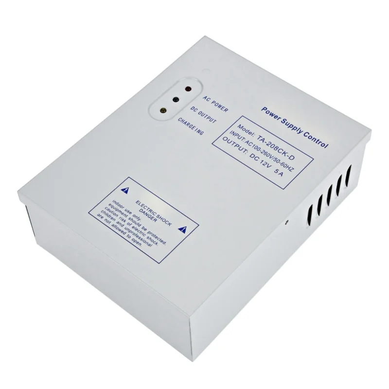 

DC 12V/5A AC 110-240V Система контроля доступа к двери Импульсный источник питания Источник питания ИБП