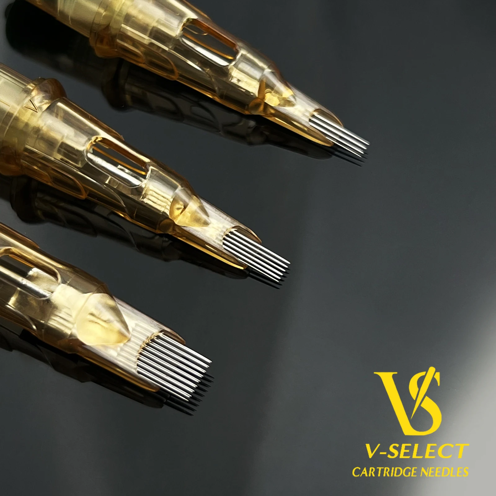 EZ V-Select إبر خرطوشة الوشم # 12 0.35 مللي متر ماغنوم M1 إبر الوشم المعقمة القابل للتصرف لآلة الوشم القبضات 20 قطعة/صندوق #4