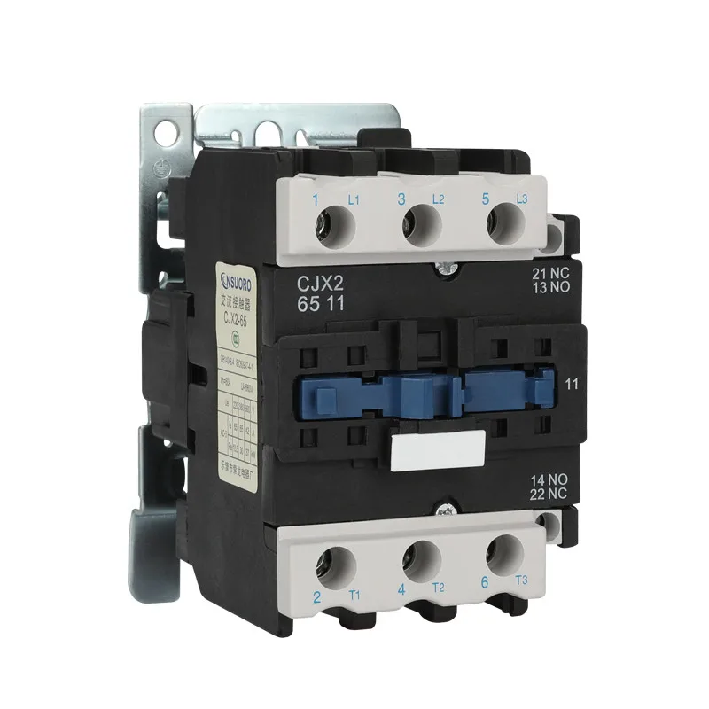 

1pcs CJX2-6511 Industrial Magnetic Contactor 3 Phase 65A Din Rail Telemecanique Contactor AC12V 24V 36V 48V 110V 220V 380V