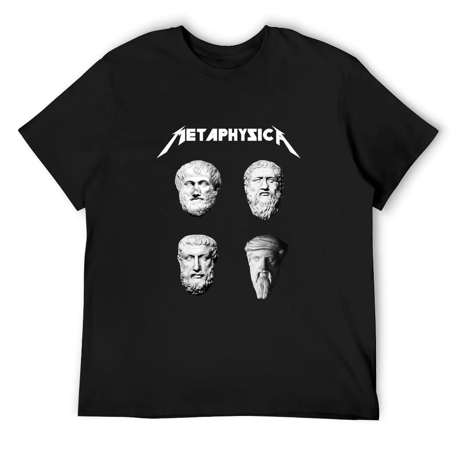 Metaphysica - Fun Metal Philosophy T-Shirt Short sleeve tee blanks anime t shirts vintage clothes black t shirts for men