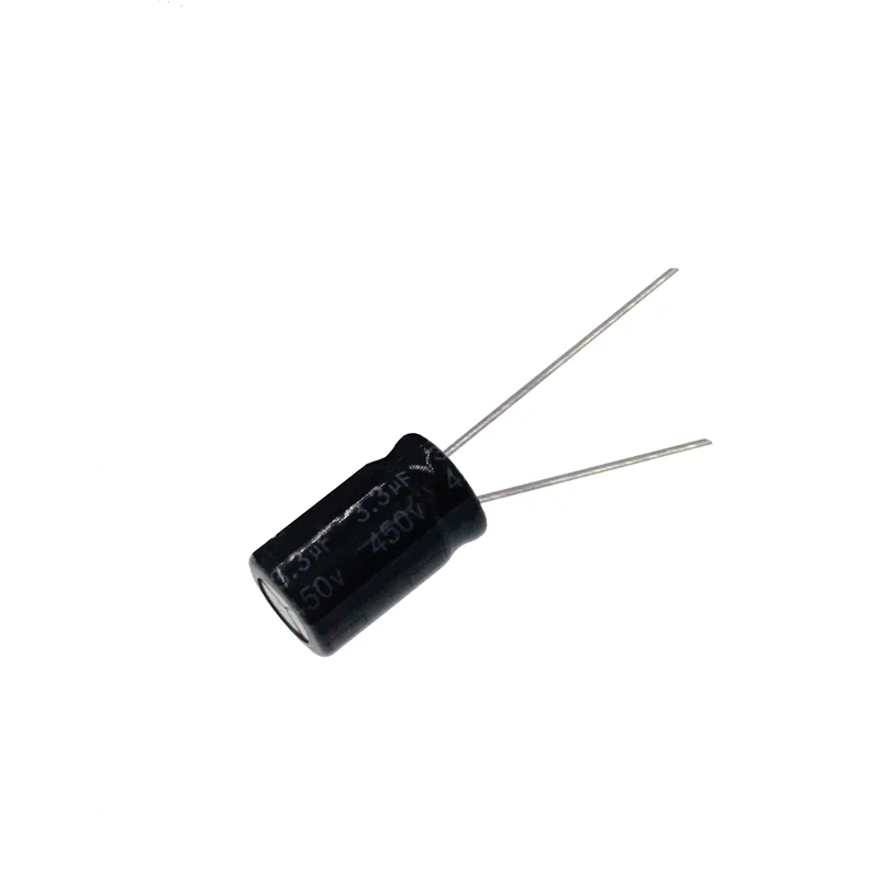 20PCS 450V 3.3uF 450Volt 3.3MFD 10*10mm Aluminum Electrolytic Capacitor Radial