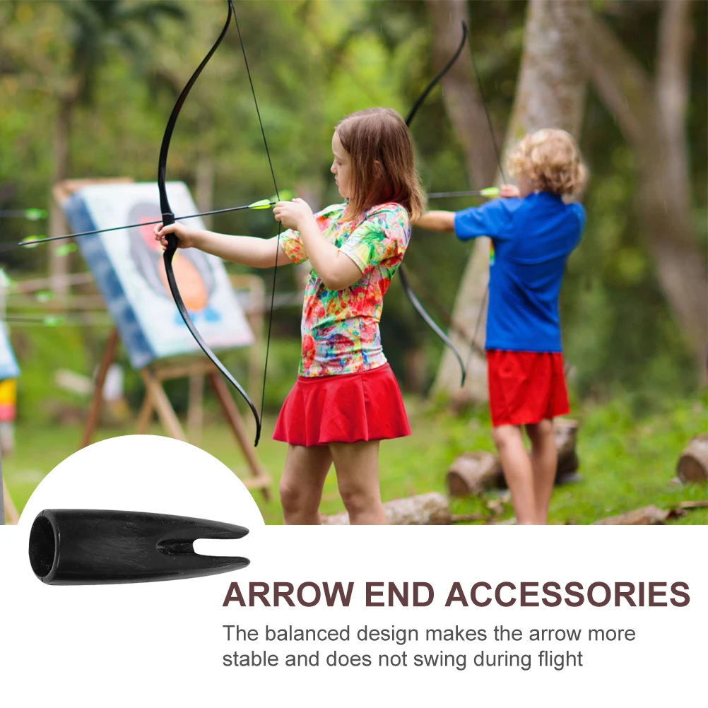 

50Pcs Arrow Protectors Plastic Archery Accessories Lightweight for Enhanced Shooting Accuracy Outdoors