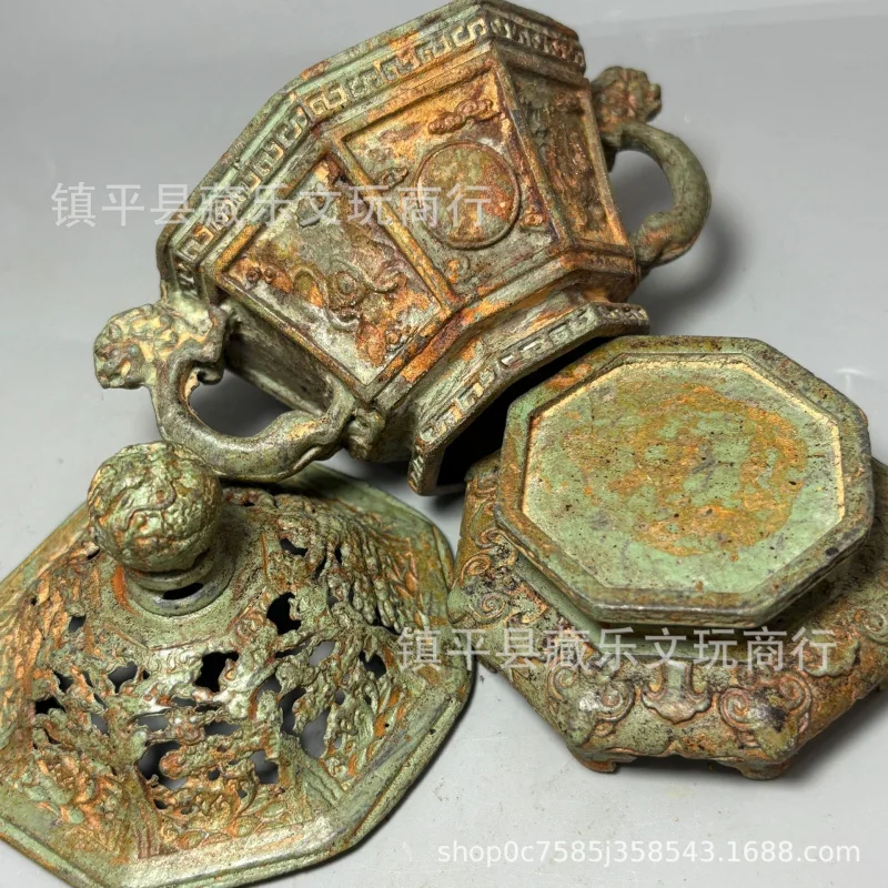 Direct From The Manufacturer: Antique-Style Three-Layer Four-Beast Boshan , Vintage Home Decor Incense Burner, Dec