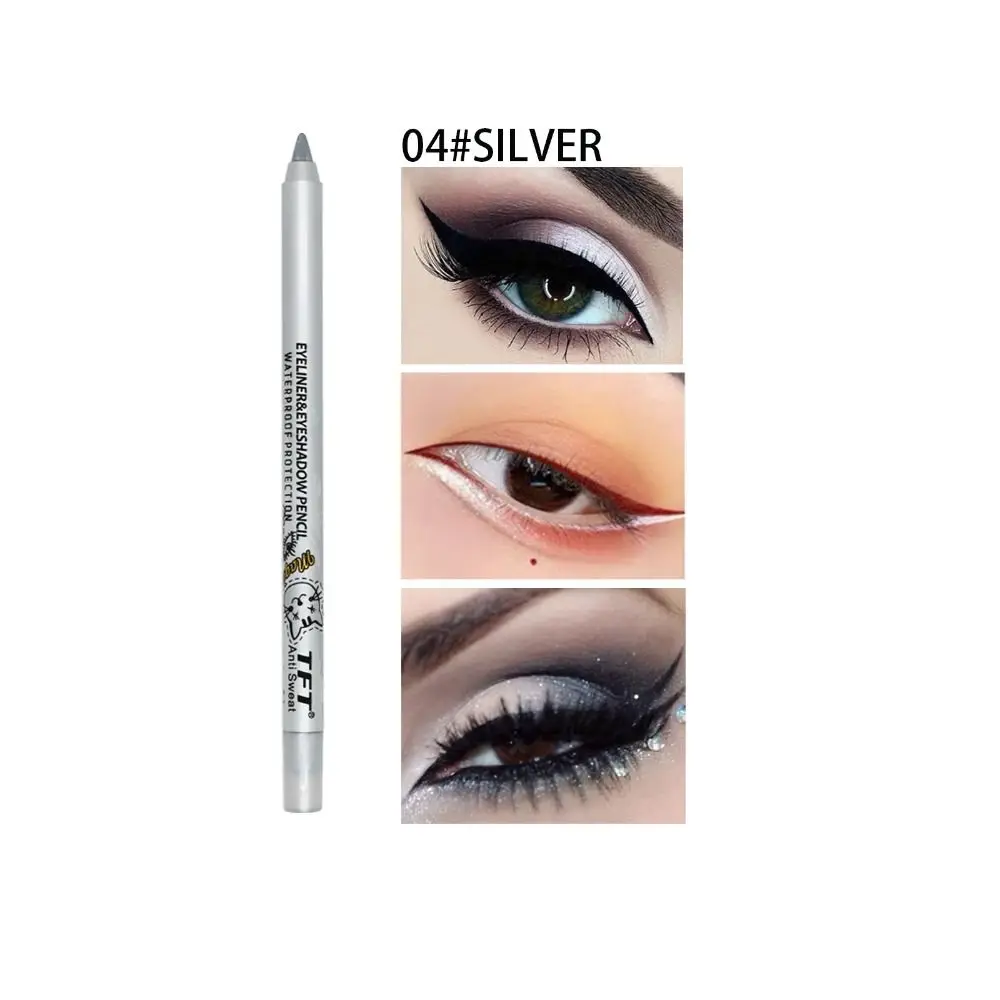 Fashion Waterproof Eyeliner Pencil Long-Lasting Not Blooming Eye Shadow Pen Colored Eyeliner Gel Pen