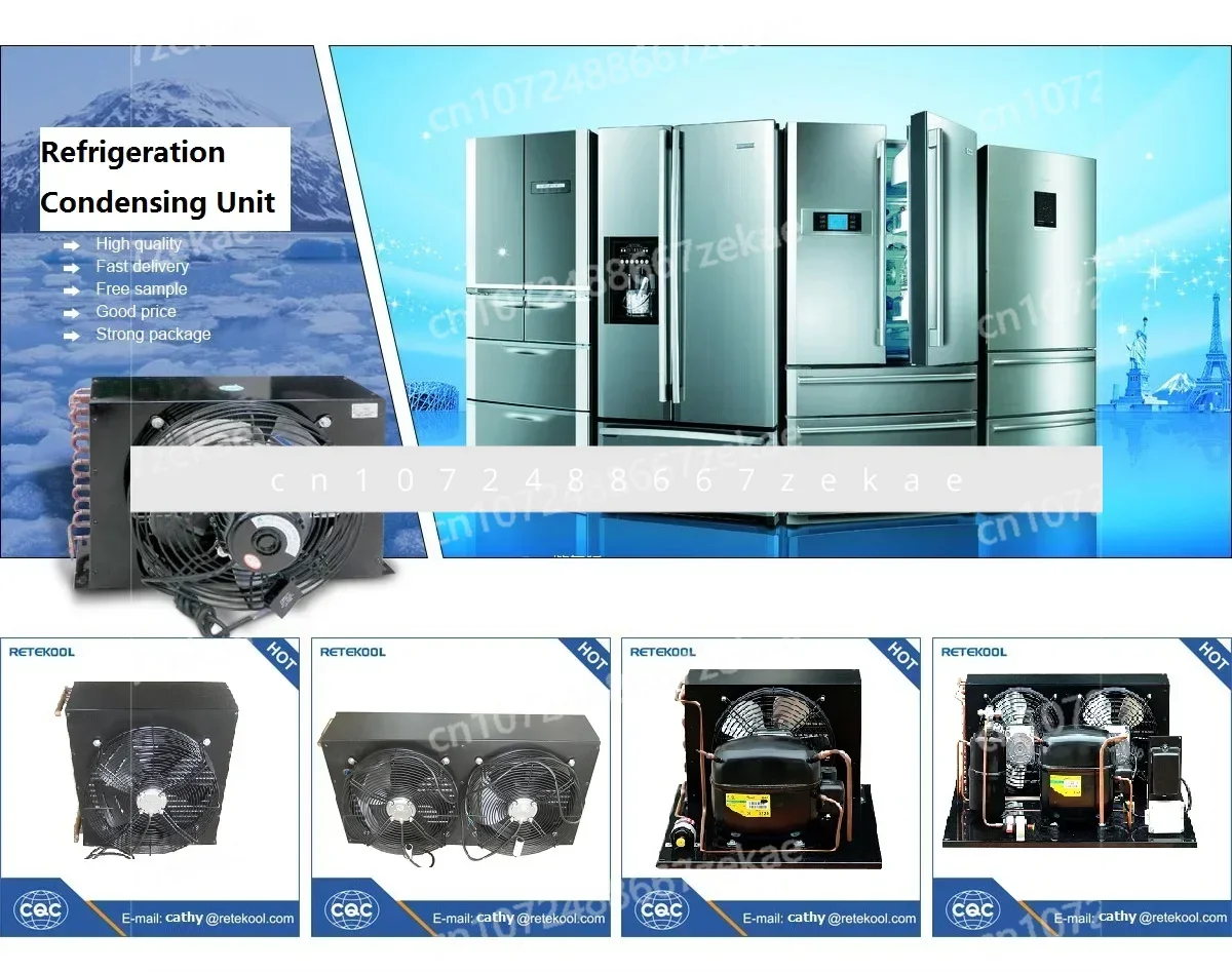 115V/60Hz Embraco R290 R404 LBP DFE90DLR134a 110V 1/3pk LBP compressor kleine koelcondensorunit