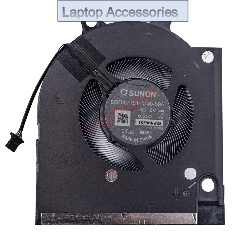 Replacement Laptop CPU GPU Fan for DELL G15 5520 5525 Series Year 2022 RTX3050 3060 3070