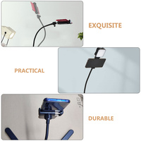 360 Degree Adjustable Metal Phone Mount for Video Recording Live Streaming Gooseneck Tripod Holder Durable Stable Easy Install
