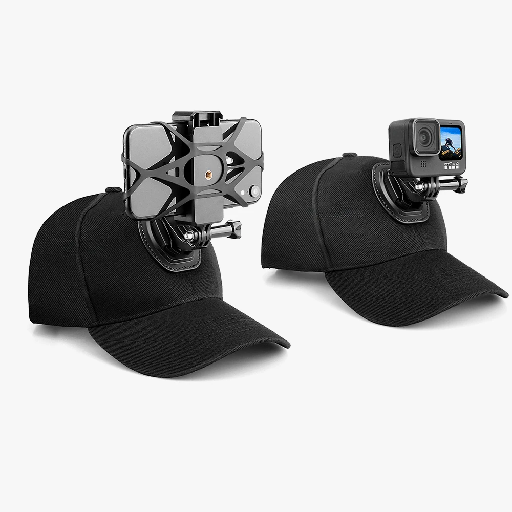 Regulowana płócienna czapka przeciwsłoneczna do kamery sportowej Gopro Hero 12 11 10 9 8 7 6 5 insta360 x3 Yi 4K DJI OSMO Sport Action Camera