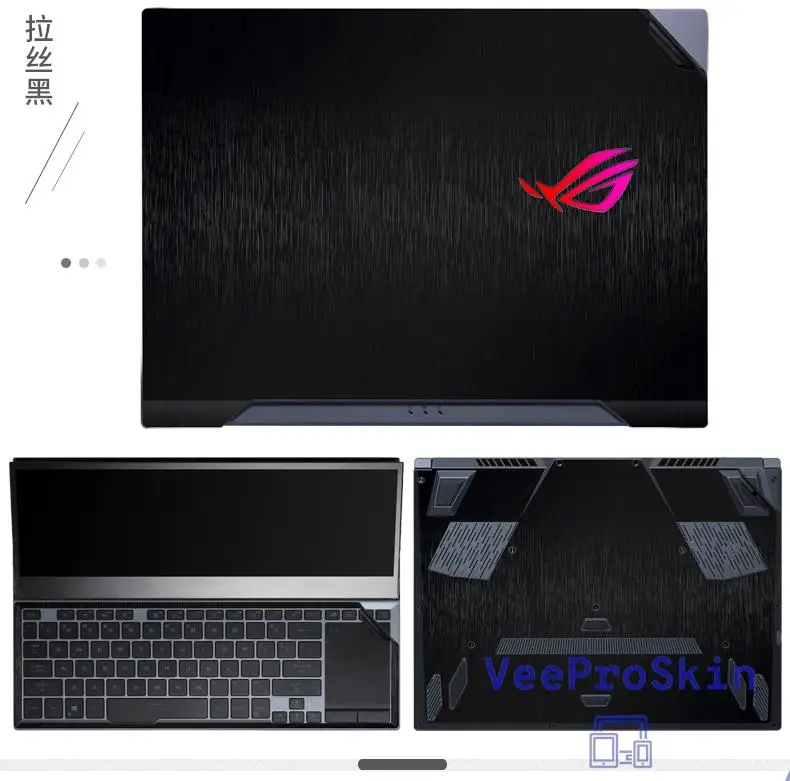 For ASUS ROG Zephyrus Duo 16 Zenbook 14 Pro Duo UX8402 ZenBook Duo 15 Full Body Laptop Vinyl Decal Cover Sticker skin protector