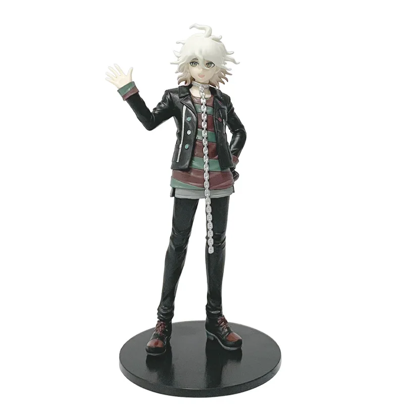 20 سنتيمتر Danganronpa Nagito Komaeda الدائمة أنيمي اليدوية نموذج عمل أرقام سطح المكتب حالة الديكور هدية مزخرفة #2
