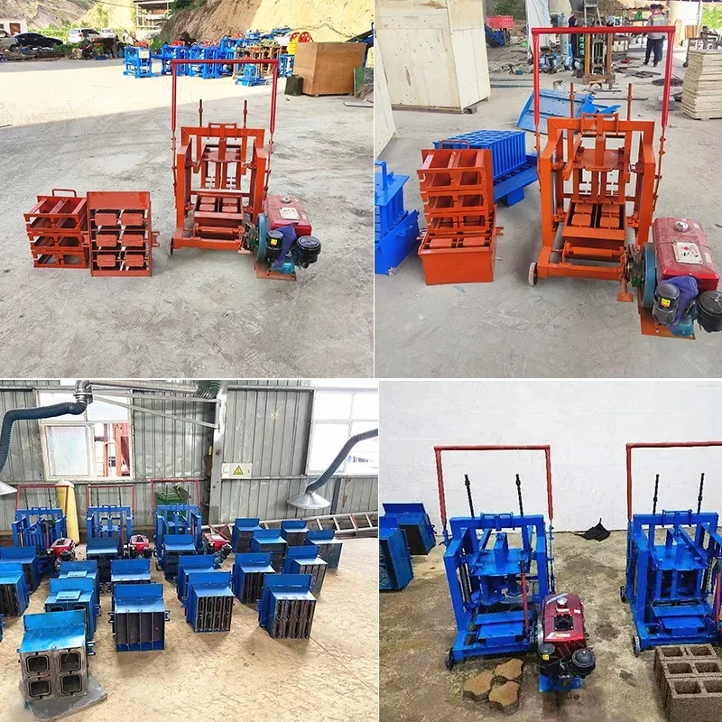 Brick Making Automatic Concrete Block Machine for Sale Indonesia Brick Moulding Machine