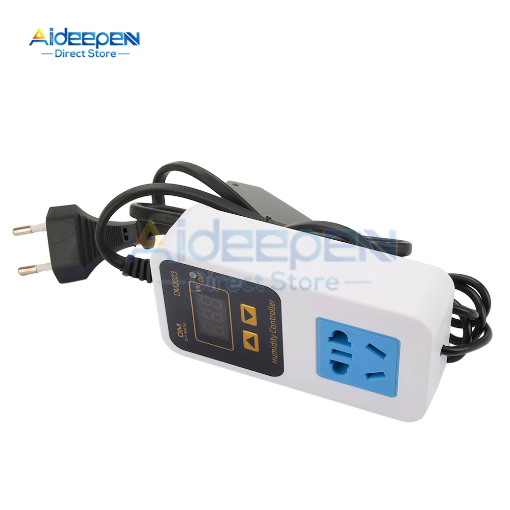 DM2023 LED Digital Display Humidity Controller Humidifier Humidification and Dehumidification Smart Humidity Control Socket