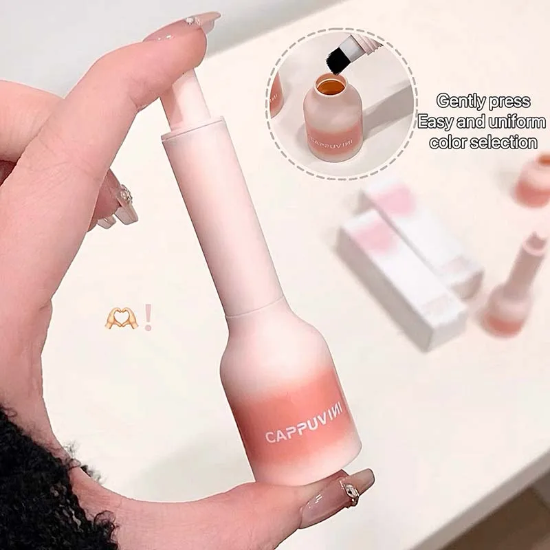 Caneta líquida para sobrancelhas fofas - traços de cabelo naturais rosa pêssego - à prova de manchas e 12 horas de usar - adequada para iniciantes