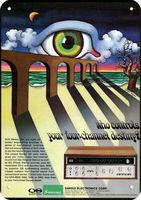 1p,1973 SANSUI QS VARIO Stereo  JACQUI Art DECORATIVE REPLICA METAL SIGN
