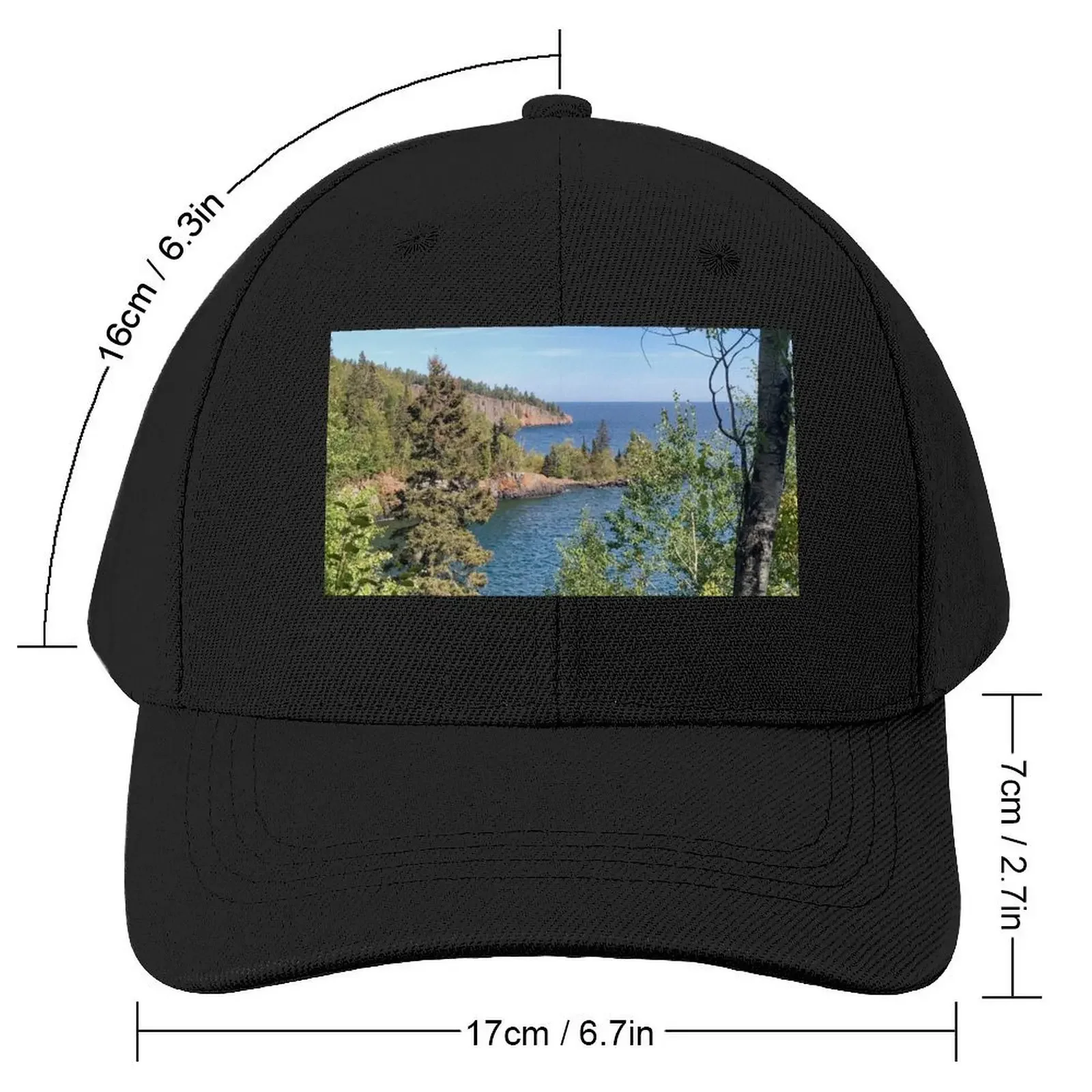 Lake Superior Coast Baseball Cap Golf Cap Cosplay Snapback Cap Hats Man Women's