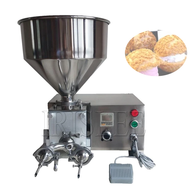 About 220V Cupcakes Donuts Bread Cake Cheese Cream Filling Machine Puff Butter Jam Injector Machine&