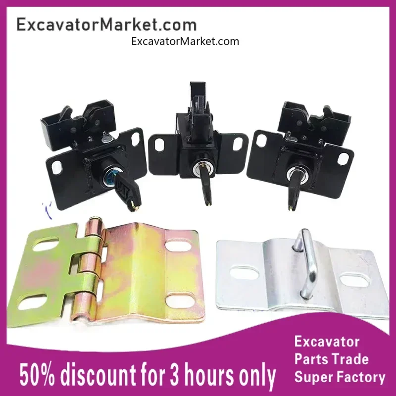 

Excavator Spare For Caterpillar Rear cover lockCAT305E 305.5E 306 307 308E2Side door lock side door lock Excavator Parts