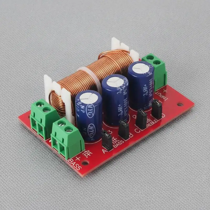 2 Way Audio Frequency Crossover Divider High Fidelity For DIY Audio Modification