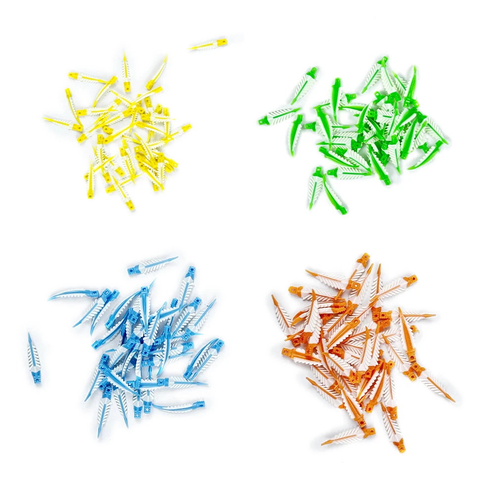 

New Dental Interdental Wedges Autoclaved Composite Wedge Kit Silicone Adaptive Teeth Gap Dentist Material For Tooth Restoration