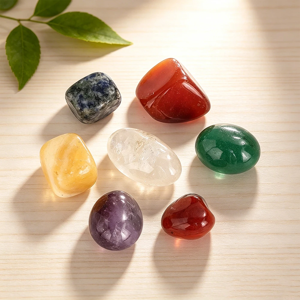 ชุดคริสตัล 7 จักระ พร้อมกล่องไ - Healing Crystal Set บทวิจารณ์และราคา