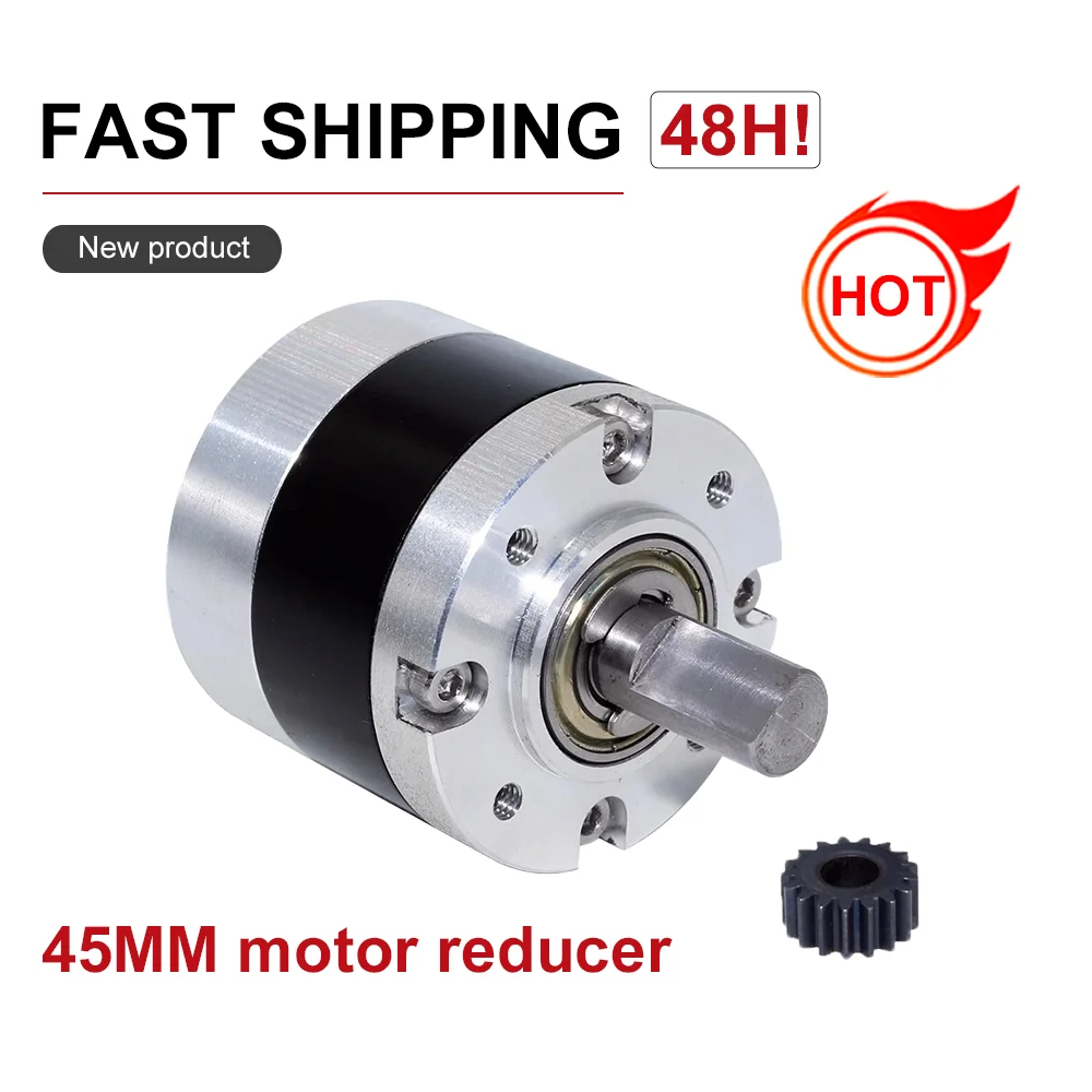 45MM planetary motor reducer precision gearbox all metal variable speed high torque can be matched with 895 motor