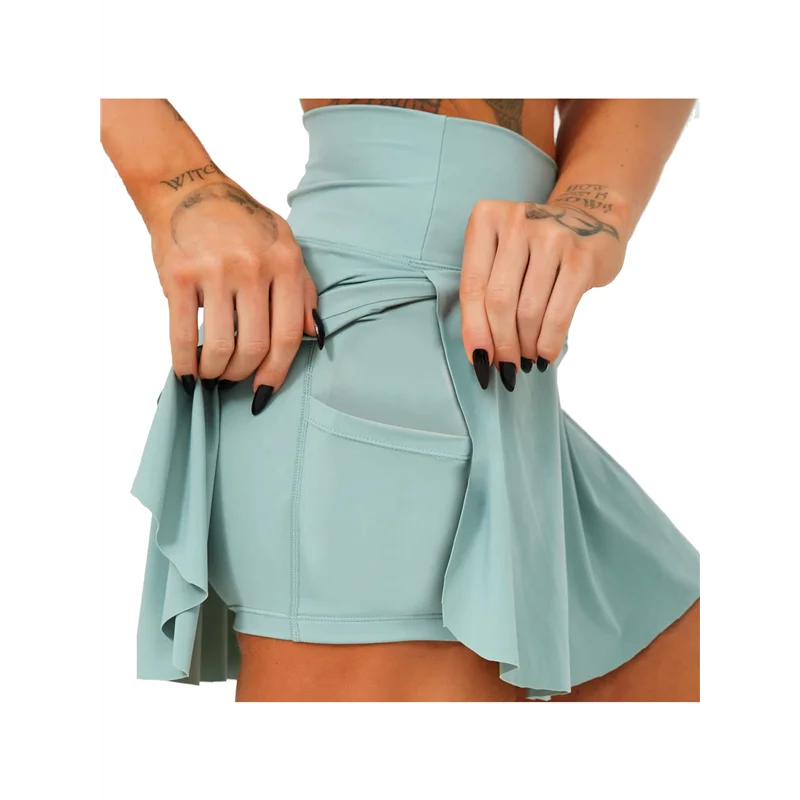 ABP-jupes de Tennis pour femmes avec poches jupes de Golf taille haute jupes athlétiques Mini jupe plissée entraînement